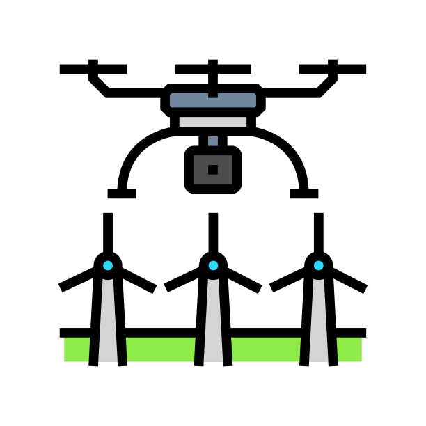 精准农业彩色图标图片下载