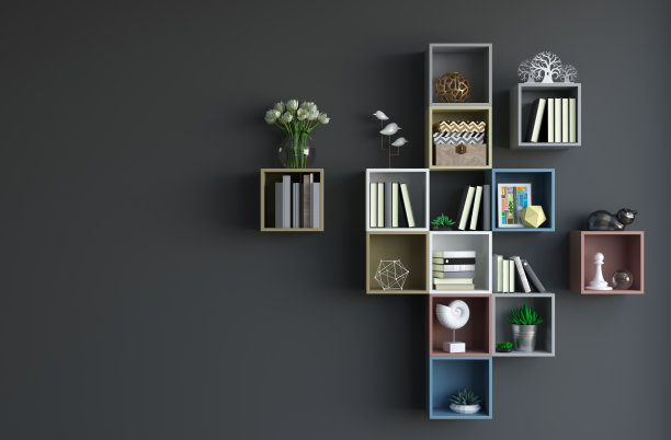 阁楼内部背景为白色新光墙图片下载