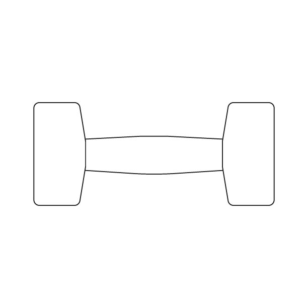 杠铃图标矢量图片下载