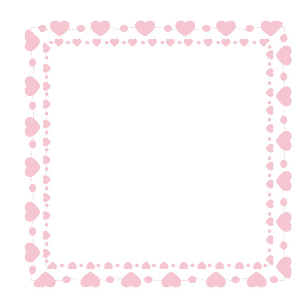 爱心矢量相框爱情图片相框浪漫图案经典装饰设计背景结婚纪念日生日情人节图片下载