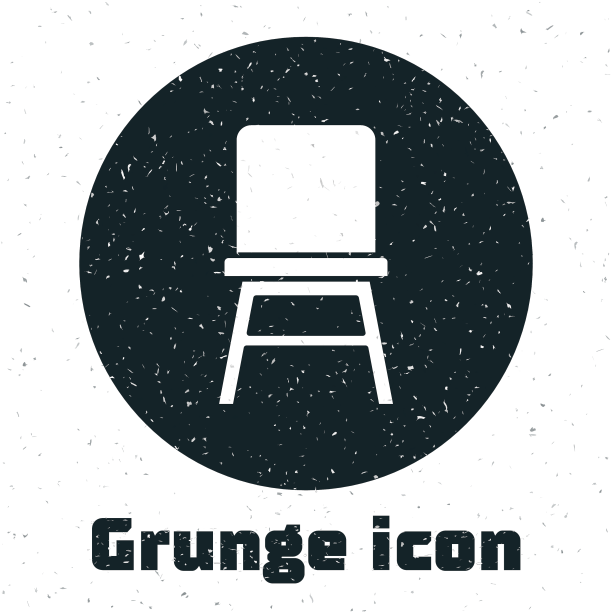 垃圾椅子图标孤立在白色背景图片下载