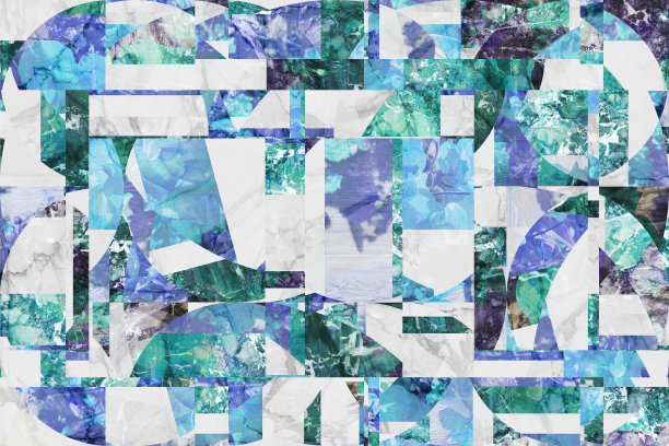 封面版式材料设计模板。抽象现实剪纸装饰纹理与纸板波浪层图片下载