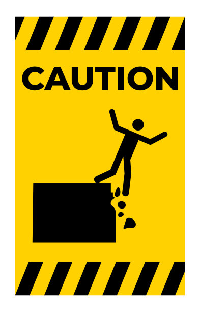 危险标志禁止进入露天矿坑图片下载