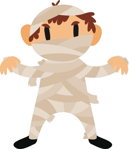 木乃伊万圣节卡通服装图片下载