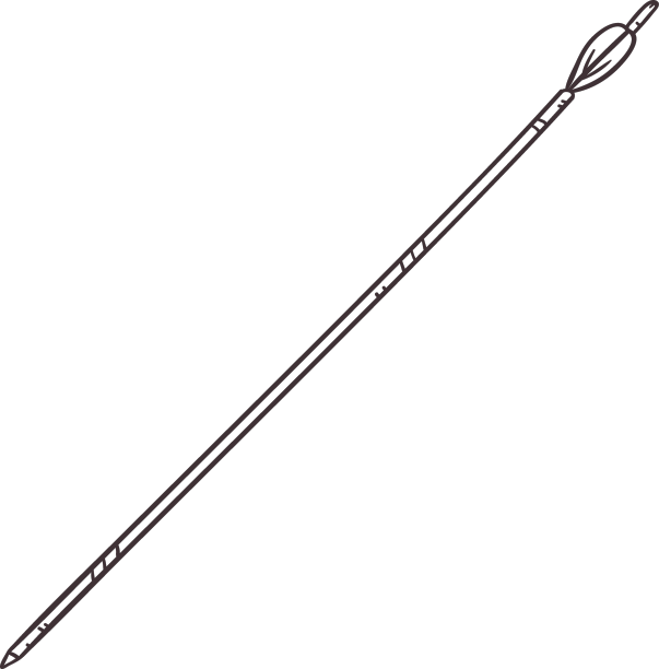 普通简单箭头笔画图片下载