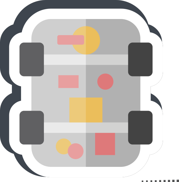 与汽车保养相关的传动系统贴纸图片下载