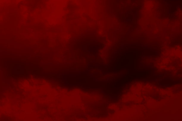 暗红色烟雾多云的背景。暗红色天空的模糊照片。图片下载