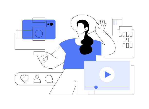 用智能手机拍摄孤立的卡通图片下载