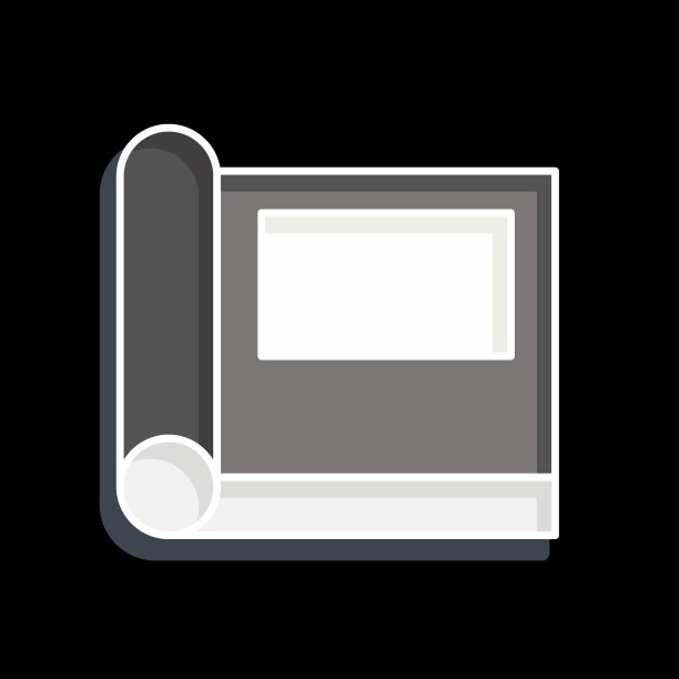 图标相册。与复古装饰符号相关。光滑的风格。简单的设计可编辑。简单的说明图片下载