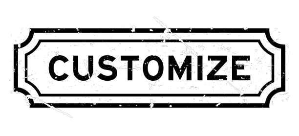 垃圾黑色定制字橡胶密封印章上图片下载