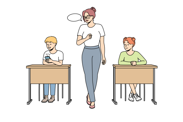 老师对看手机的男生讲话图片下载