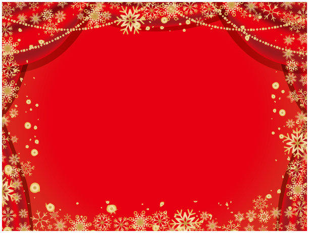 梦幻般的冬季雪花圣诞背景图片下载