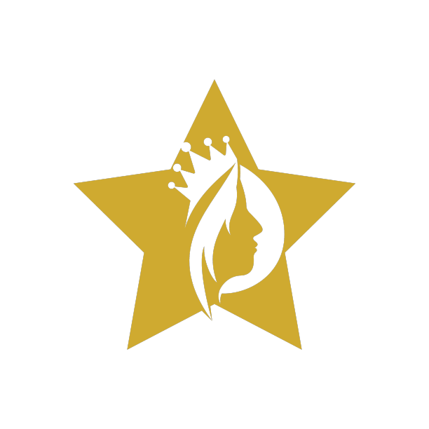 时尚女王美容院标志设计模板图片下载