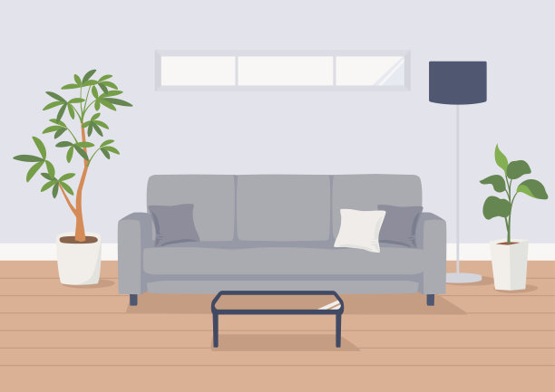 客厅的剪贴画背景图片下载