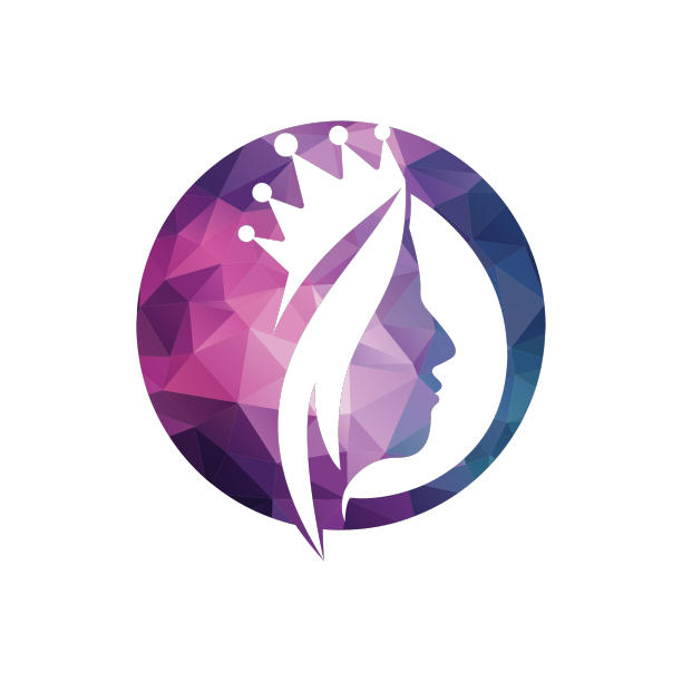 时尚女王美容院标志设计模板图片下载