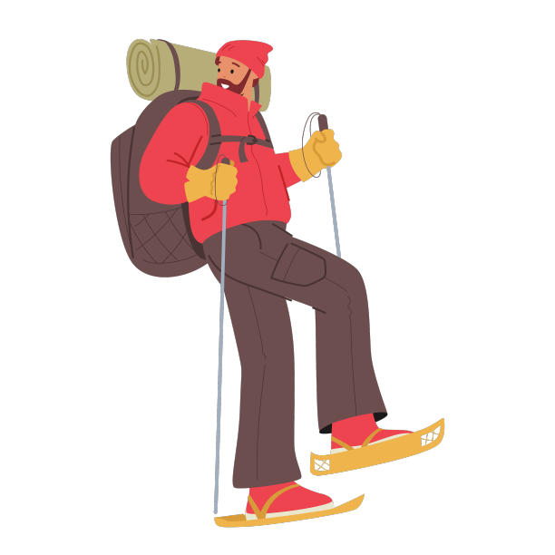 穿着冬装、裹得严严实实的男人图片下载