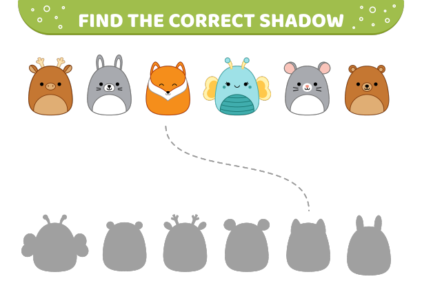 森林里的动物棉花糖找对了图片下载