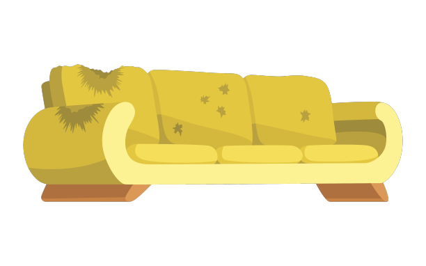 破沙发图标撕破客厅旧沙发图片下载