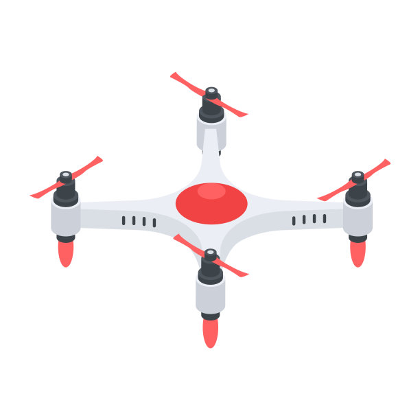 无人机技术等距图标图片下载
