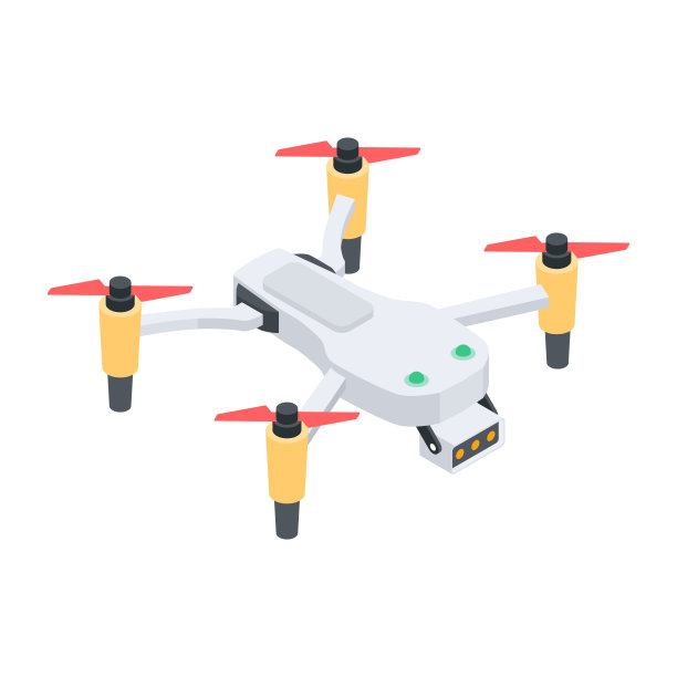 无人机技术等距图标图片下载