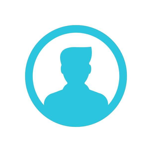 人物图标人物蓝色标志在白色图片下载