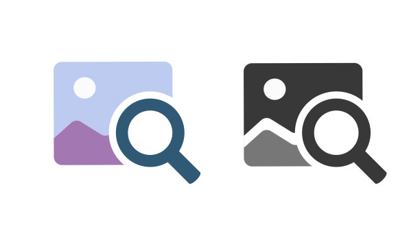 图片图片放大放大图标矢量简单，可视化缩略图缩放搜索符号象形文字，图片数字分析放大镜，增加放大复习考试图形文件，查看查找美术图片下载