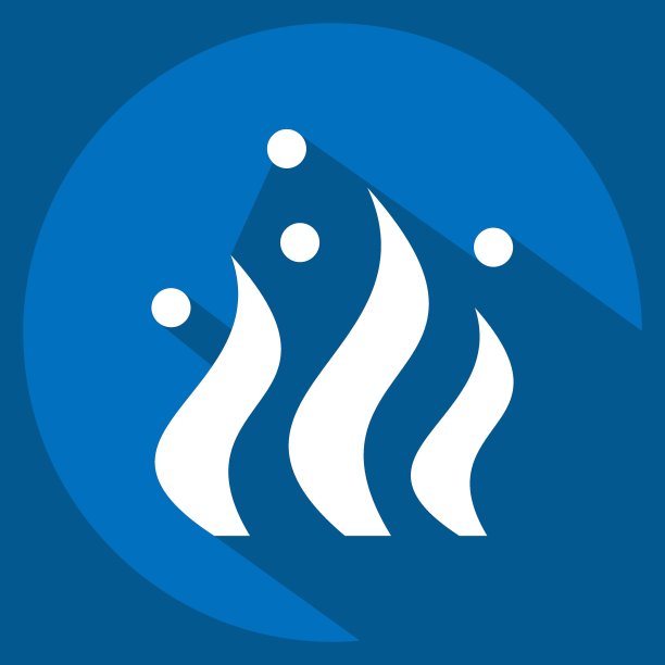 图标海藻。与海的象征有关。长影式。简单的设计可编辑。简单的说明图片下载