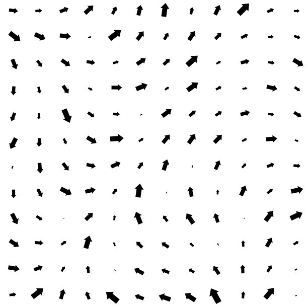 不同方向的箭头网格图片下载