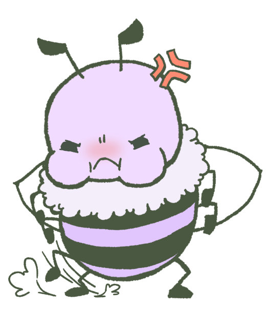 蜜蜂愤怒地用爪子表达不满图片下载