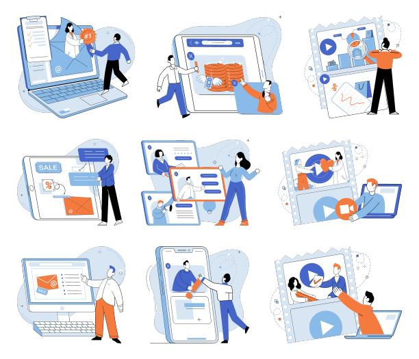 数字营销数字营销服务图片下载