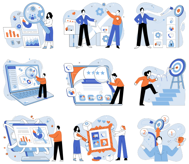 商业目标成功的商业图片下载