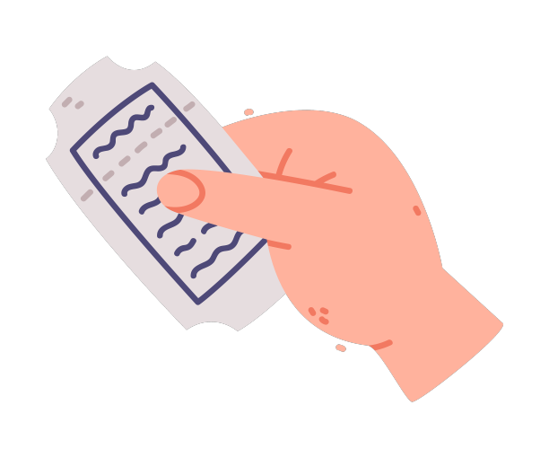 人类手握电影票或电影图片下载