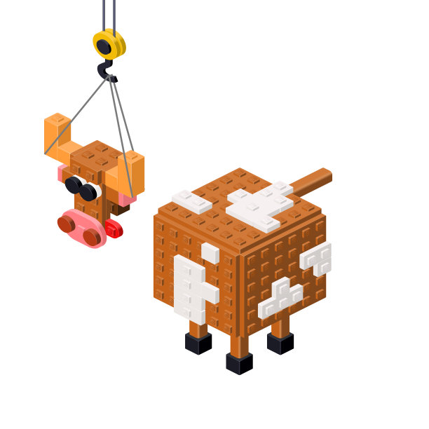 白色背景上的畜牧生产概念。向量图片下载