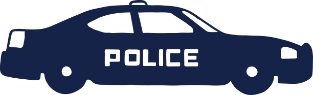 警车正对图片下载