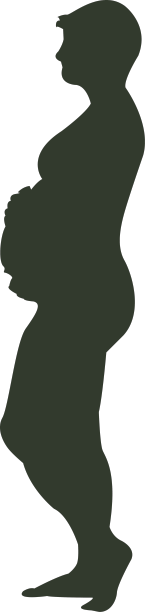 孕妇剪影短发图片下载