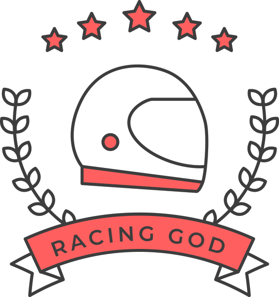 赛车神头盔星枝彩色徽章图片下载