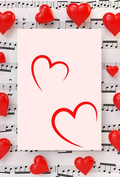 爱心音符图片下载