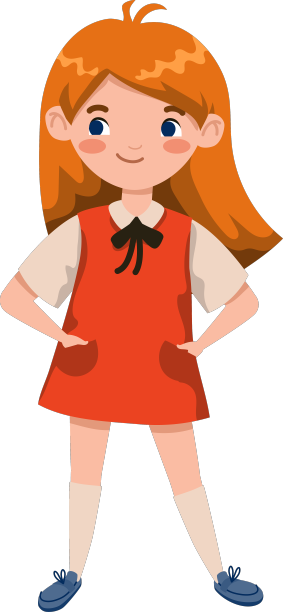 红发女孩角色图片下载