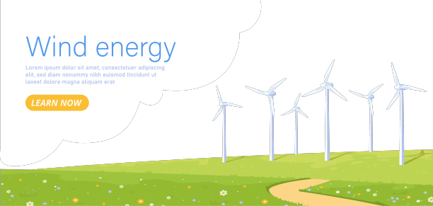 风能旗帜图片下载