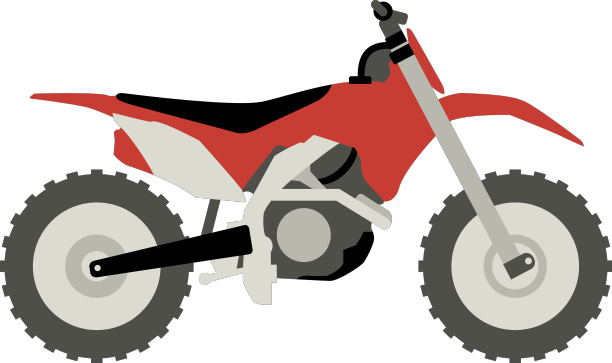 红色摩托车平板图片下载