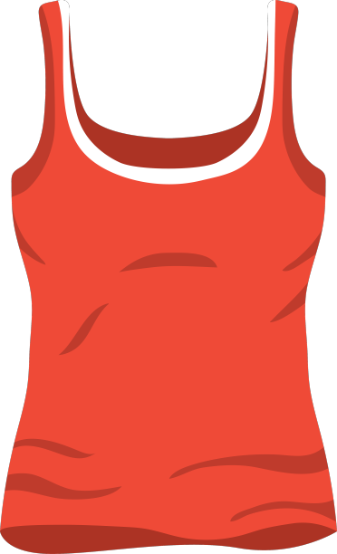 红色女性背心图标图片下载