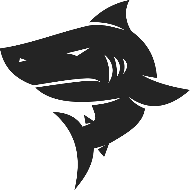 鲨鱼标志模板隔离品牌标识图标图片下载