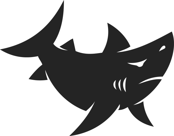 鲨鱼标志模板隔离品牌标识图标图片下载