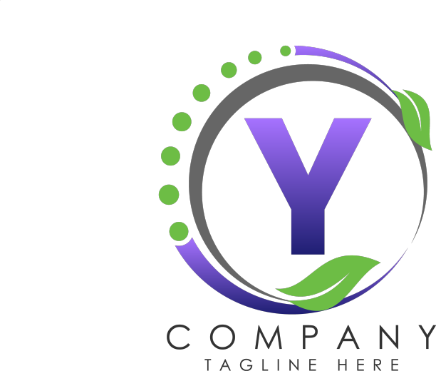 英文字母y与脊椎按摩标志图片下载