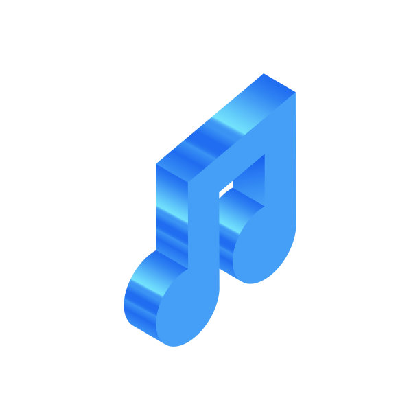 等距蓝色图标。现代平面矢量插图。注意的信号。社交媒体模板。图片下载