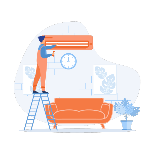 空调维修或机组安装图片下载