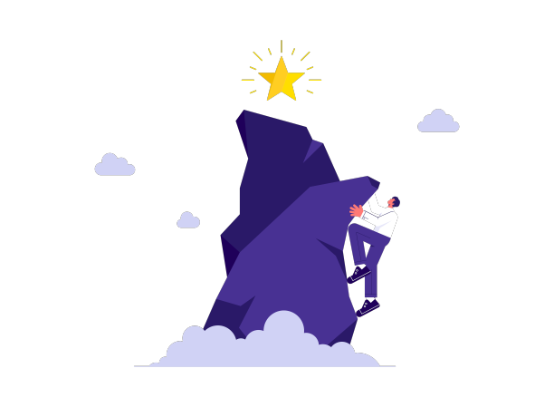 实现具有挑战性的目标理念图片下载