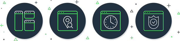 设置线路信息图的城市地图浏览器窗口图片下载