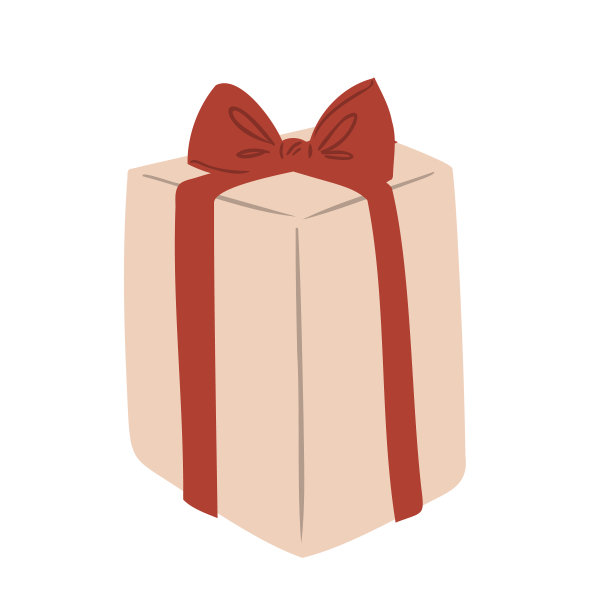 圣诞快乐的节日室内插图矢量剪贴画，装饰圣诞树，礼物，壁炉，圣诞节家庭装饰，平面风格的图像。图片下载