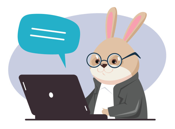 商务办公室经理动物办公桌员工概念。矢量平面图形设计插图图片下载